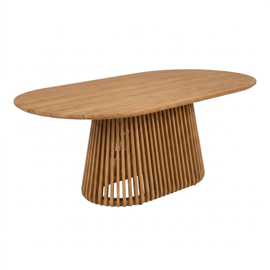 Palazzo Teak Oval Dining Table — 87"