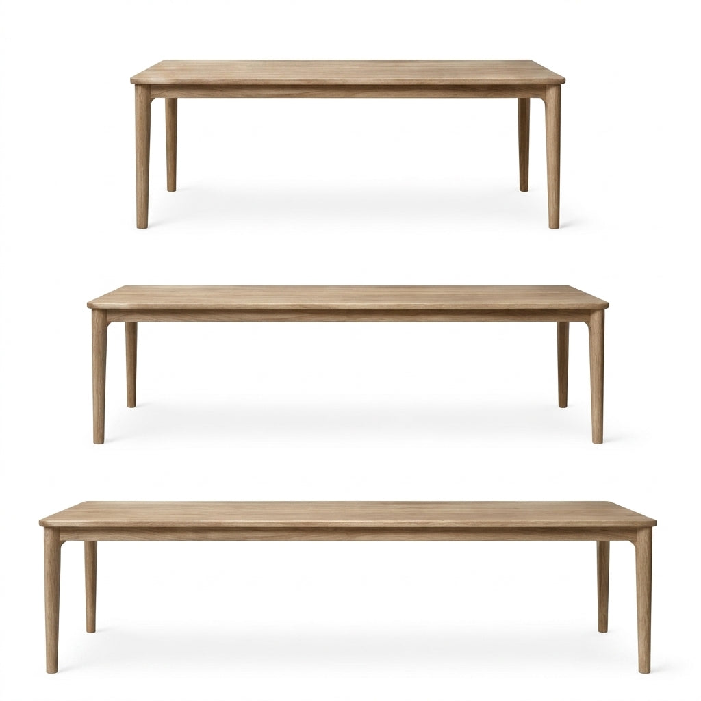 LINA Teak Dining Table  — 63" / 71" / 87"