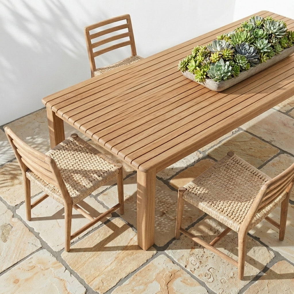 Panama Teak Dining Table  — 94"