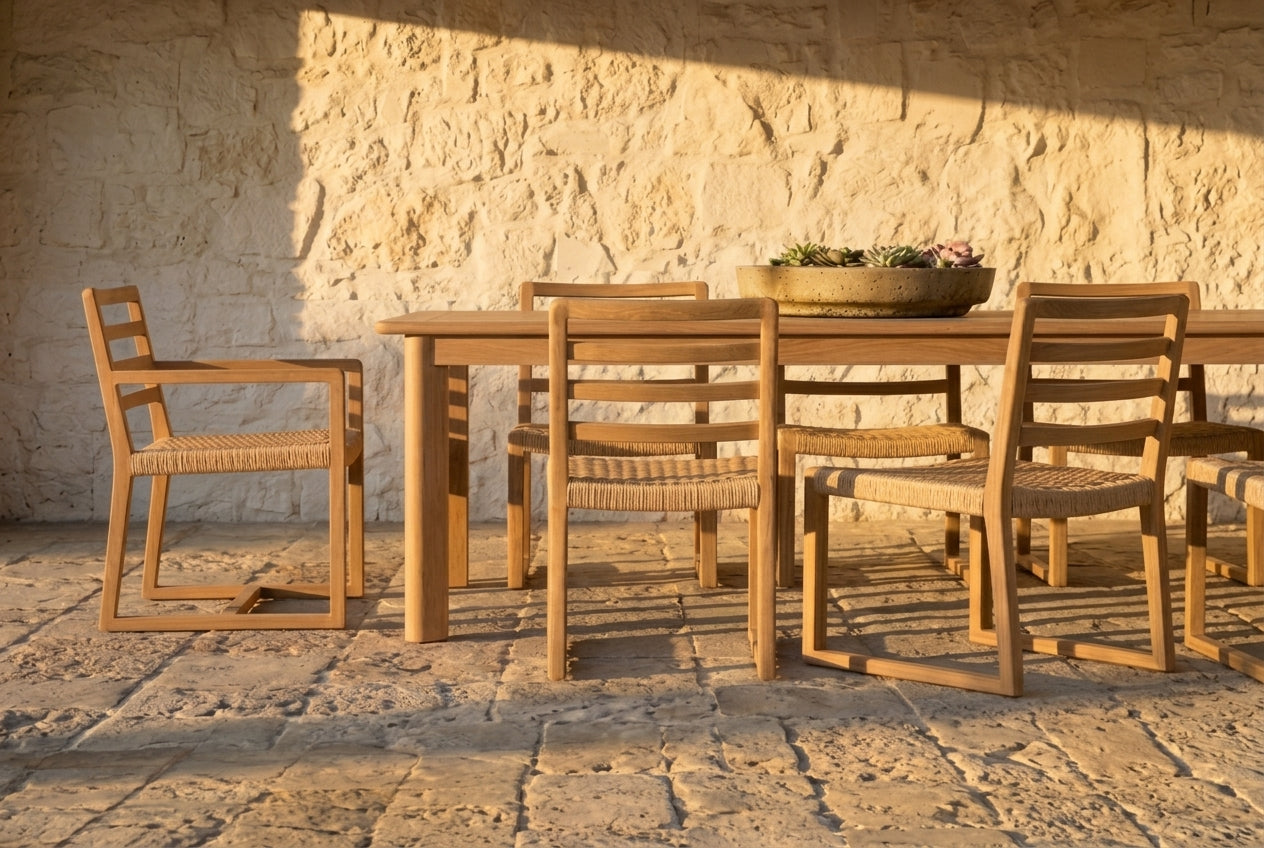Panama Teak Dining Table  — 94"
