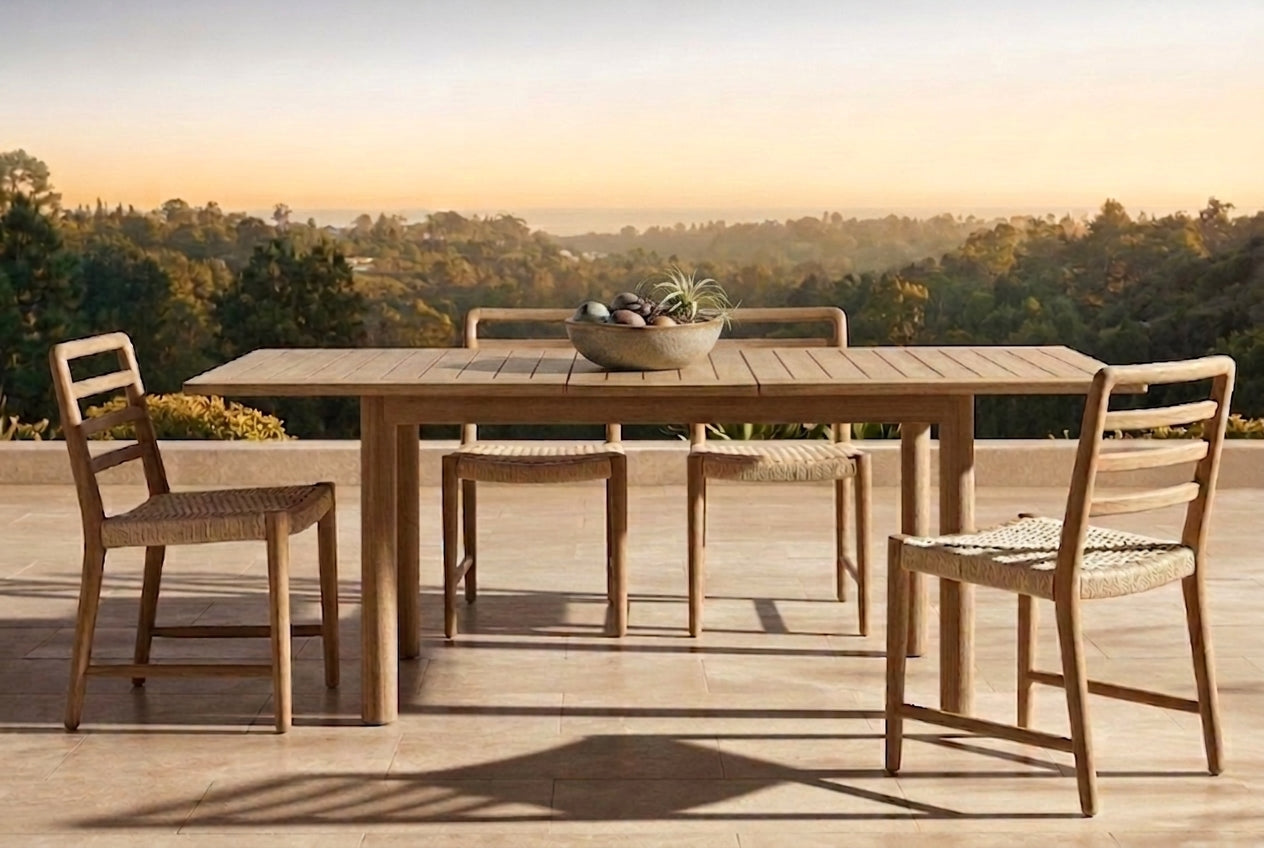 VEGA Extendable Teak Dining Table  — 98" - 138"