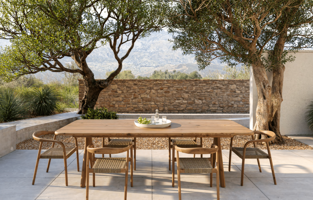 Atrium dining table
