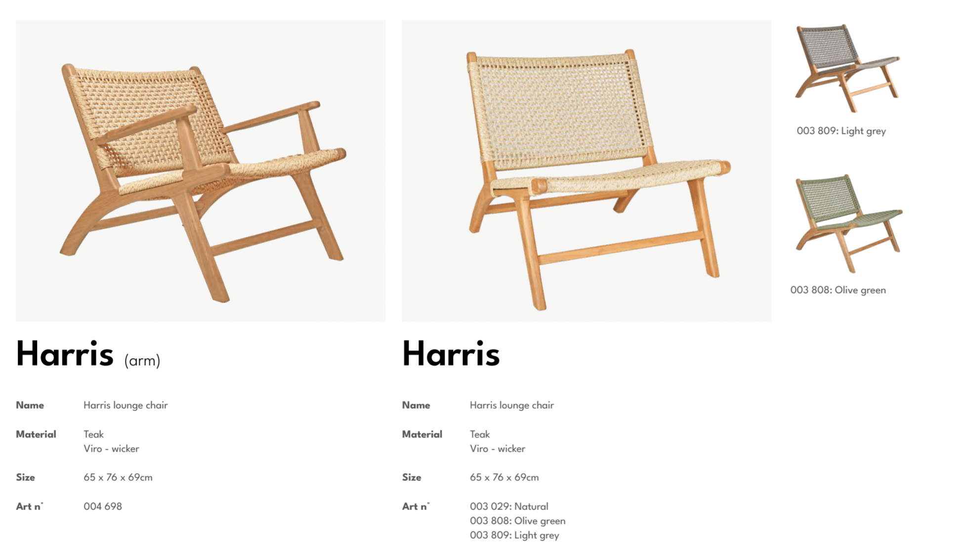 Outdoor chair