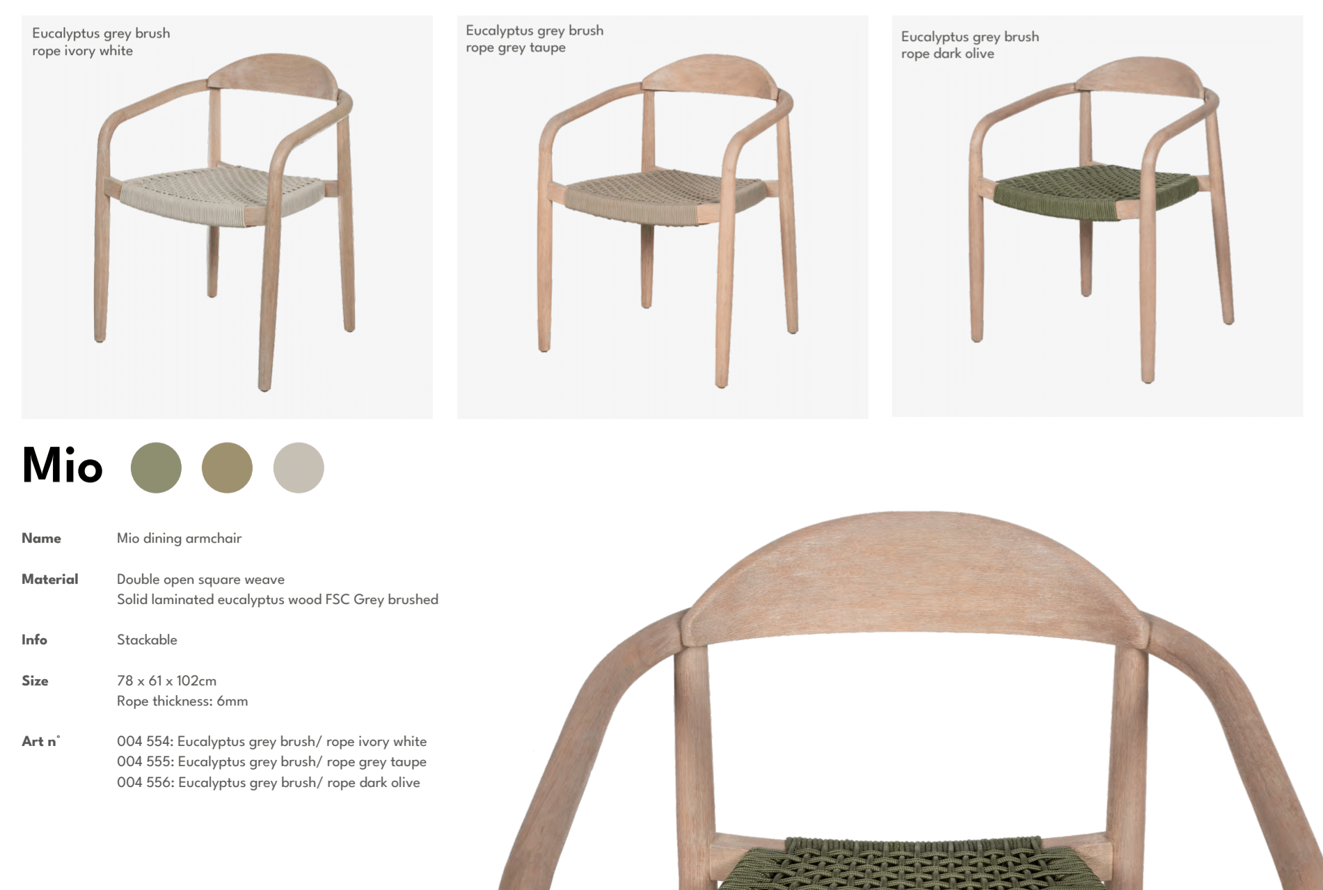 Outdoor chair