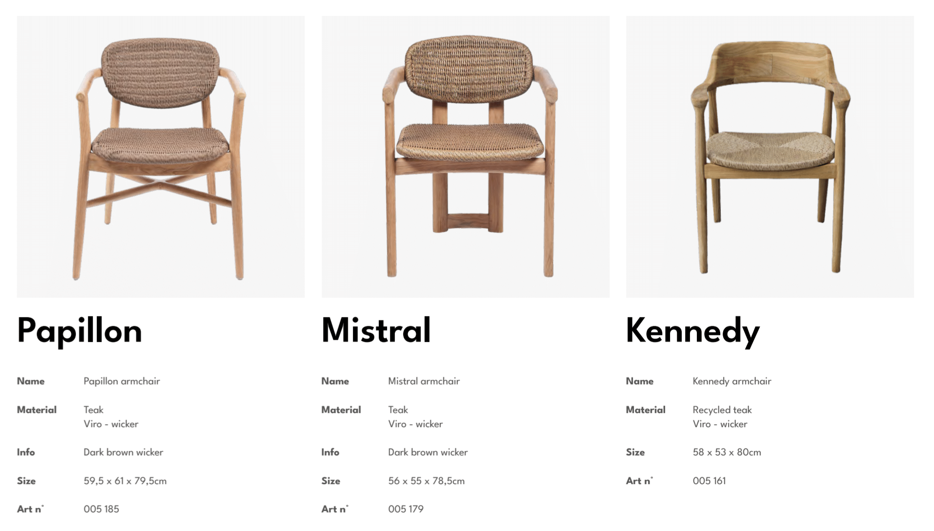 Outdoor chair