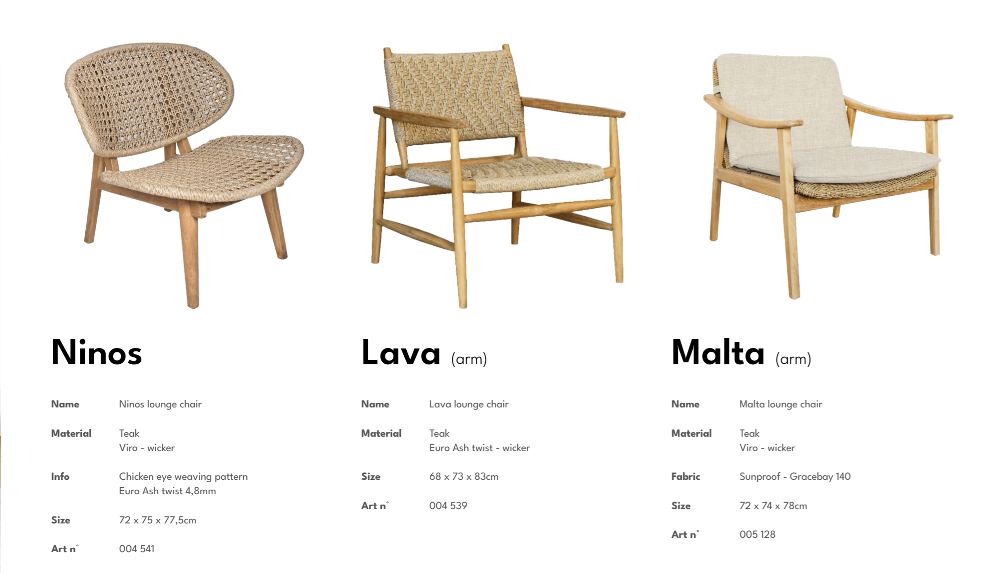 Outdoor chair